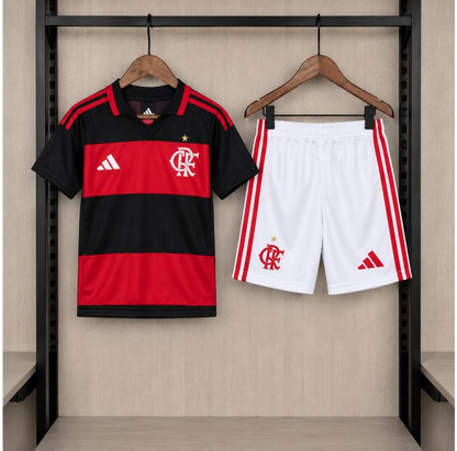 Kit Infantil Flamengo Titular 26/27 Conjunto Unissex