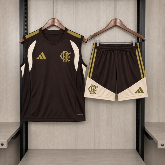 Kit Treino Adulto Flamengo 26/27 Regata e Short